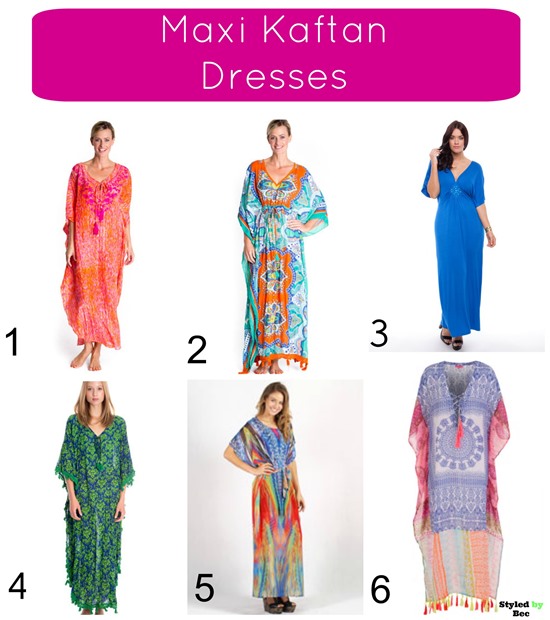 Wearing a Maxi Kaftan Dress - Styled By BEC