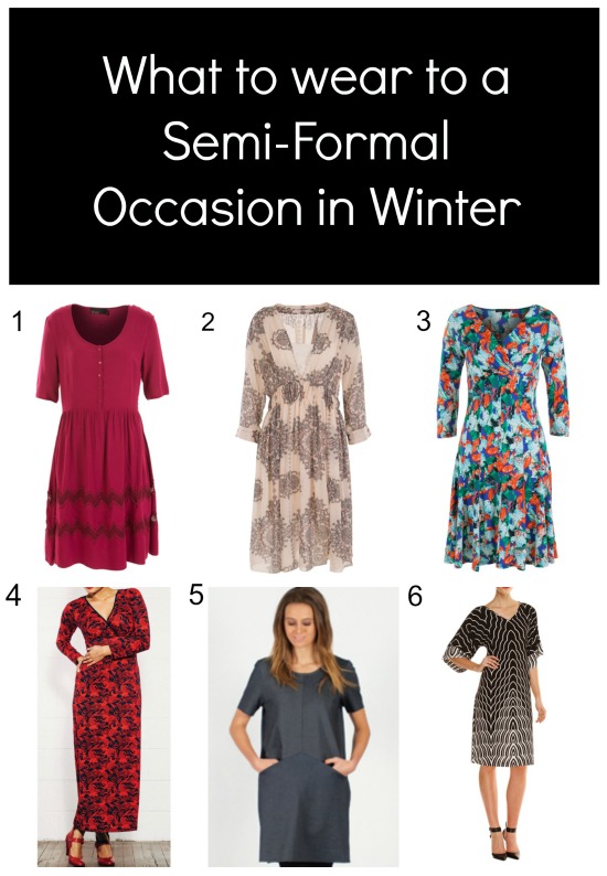 semi formal winter dresses